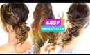 3 Easy BACK-TO-SCHOOL Hair Goals ★ Cute 5-Minute Hairstyles