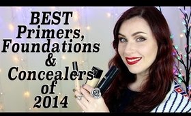 Best Primers, Foundations & Concealers from 2014. (Giveaway Winners)