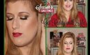 Holiday Get Ready with Me - Gold eyes & Red Lips