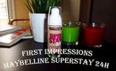 First Impressions: Maybelline Superstay Foundation 24h