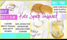 DIY Kate Spade Inspired Decor | #MAKEITINMAY 2015