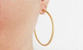 DIY Hoop Earrings