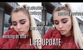 life update: new job at ulta, quitting youtube, moving back in with my parents?! all the tea