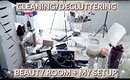 Cleaning/Decluttering Beauty Room + My SETUP & EQUIPMENT