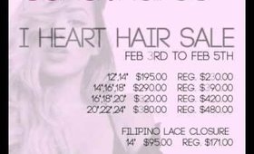 SALE!!! Our annual hair sale is back.