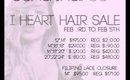 SALE!!! Our annual hair sale is back.