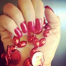 Razorback Red Artificial Nails By California Nails 