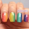 Ombre Rainbow Nails <3