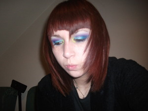 Super bright colours! (Excuse my hair, I'm a hair model for Vidal Sasson)