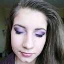 Violet make-up