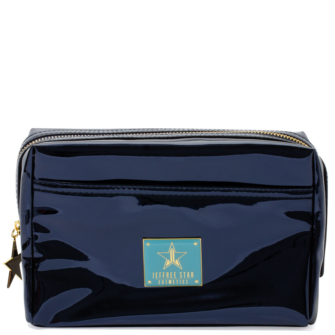 Jeffree Star Cosmetics Reflective Makeup Bag Dark Blue | Beautylish