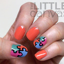 Puzzle Piece Nail Art