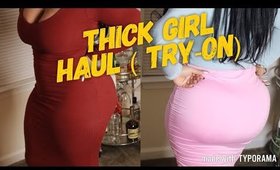 Thick Girl Haul (try-on) feat: N!ke, Naked Wardrobe, and Geebin Flores