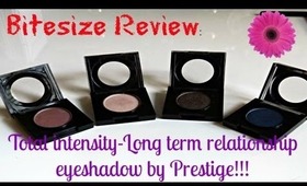 Bitesize Review: Prestige shadows total intensity collection!!! + swatches