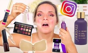 TESTING POPULAR INSTAGRAM BEAUTY PRODUCTS! HITS & MISSES | Casey Holmes