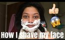 How to get rid of facial hair: Uper lip and face threading & Shaving
