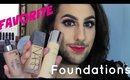 My Foundation Collection + MY FAVS!!