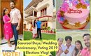 Sasuraal Life ,9th Wedding ANNIVERSARY , India Elections Voting 2019 vlog SuperPrincessjo