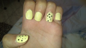 I just made this nails anda I love it! I am horrible for paint nails, but this time I really like it! xoxo