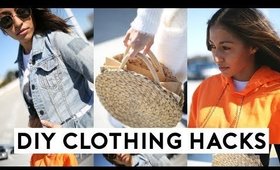 5 DIY CLOTHING HACKS EVERY GIRL MUST KNOW!! 5 DIY IDEAS YOU NEED TO TRY!!