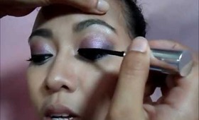 smokey plum make-up using affordable products