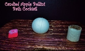Valentines Bath Cocktails: Candied Apple Bellini