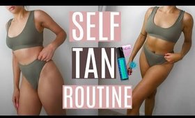 MY FLAWLESS SELF TANNING ROUTINE | MEDIUM SKIN TONE