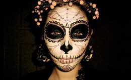 The Coolest Day of the Dead Sugar Skull Makeup Looks