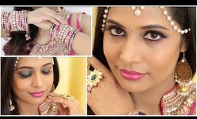 Get Ready With Me For Diwali | Diwali Makeup & Outfit | ShrutiArjunAnand