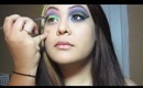 Tutorial: Electric Blue and Green Cut Crease