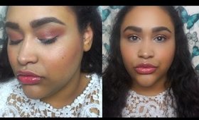 GRWM: Glossy Lid With a Pop of Blue 💙