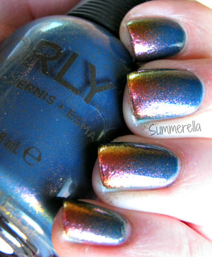 Orly High On Hope and Orly Space Cadet gradient
http://summerella31.blogspot.com/2013/03/high-on-hope.html#