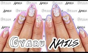 3D Purple Princess Gyaru Nails | Japanese Nail Art ♡