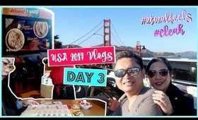 USA VLOGS DAY 3: BREAKFAST SA IHOP + BUS TOUR SA SAN FRANCISCO! #OTWOLFEELS (OCT 21, 2017)
