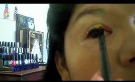 Xparkage Inspired Rainbow Eyes Using Pampered Xombie Cosmetics