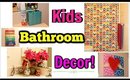 Kids Affordable Bathroom Decor - Dollar Tree, Walmart & Target!! | Kym Yvonne