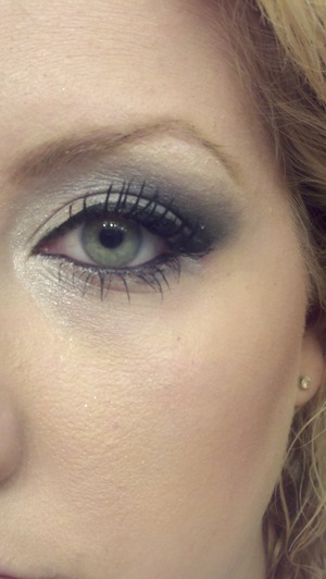 grey smokey eye