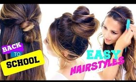 4 Incredibly CUTE & EASY Back-to-School HAIRSTYLES #2 ★ Hairstyles for Long Medium Hair