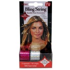 500' Hair Tinsel with Clips - Hologram Silver/Pink