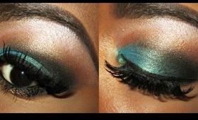 ♥¸.•**•.¸♥ Teal & Bronze Feat. Wet-N-Wild Sparkle 'Till Morning