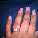 Acrylic Pink French Tip 