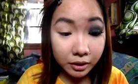 sparkly smokey eye