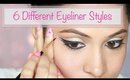 6 Ways to wear Eyeliner : Makeup Tutorial