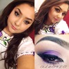 Purple smoky eye