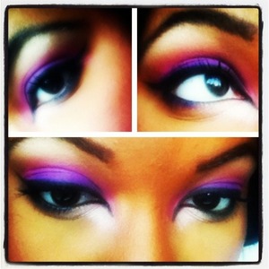 Makeup done by me! 