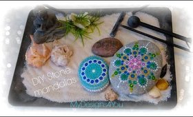 DIY Stone Mandalas Using Nail Polish!  ♥