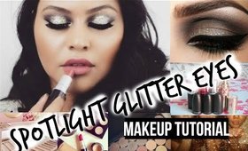 EASIEST Makeup Tutorial Ever! Spotlight Glitter eyes 2015!