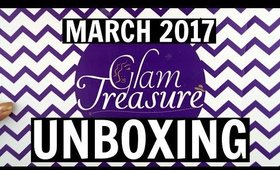 GLAM TREASURE BOX March 2017 | UNBOXING & REVIEW | Stacey Castanha