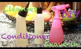 My Simplified Wash Day DIY Natural Hair Products