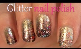 REMOVING GLITTER POLISH